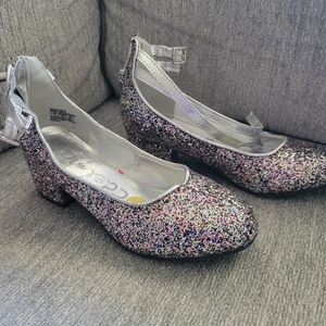 Sam Edelman girls glitter dress shoe